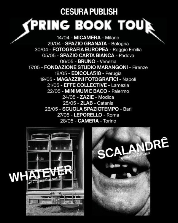 Cesura Publish Spring Book. Venerdì 27 maggio alla libreria Leporello presentazione di Whatever, di Chiara Fossati e Scalandrè, di Marco Zanella