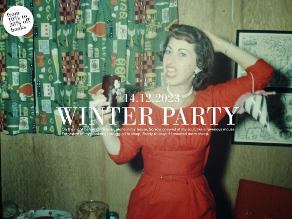 Yogurt Winter Party. Giovedì 14 dicembre alla Paper Room di Yogurt si festeggia l&#039;inverno con vino, musica e sconti sui libri