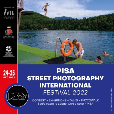 Pisa Street Photography International Festival. Il 24 e 25 settembre prima edizione del festival dedicato alla street photography: mostre, talk, photowalk, contest. Partecipazione al contest entro il 20 luglio