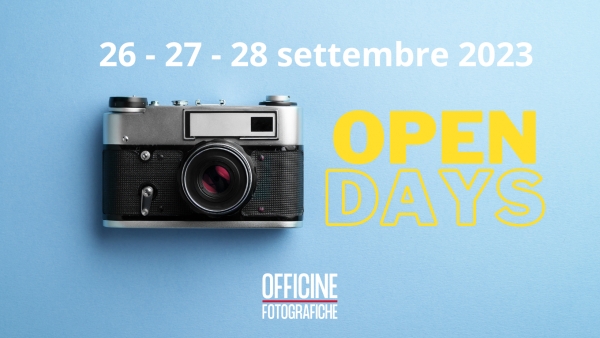 Open Days. Dal 26 al 28 settembre a Officine Fotografiche presentazione dei corsi in partenza a ottobre