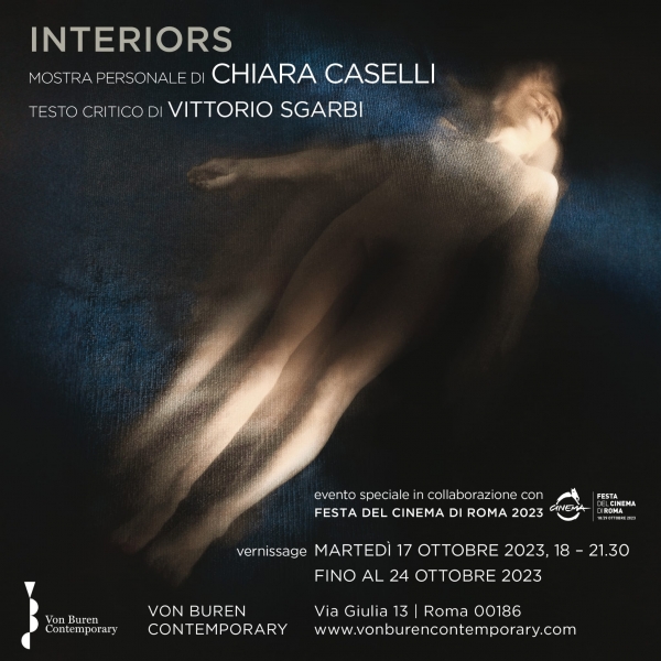 Interiors. Martedì 17 ottobre alla galleria Von Buren Contemporary inaugura la mostra di Chiara Caselli, in collaborazione con Festa del Cinema di Roma 2023