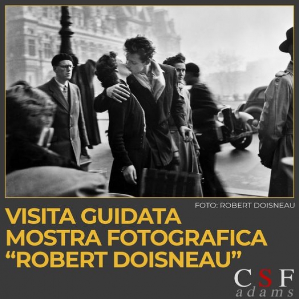 Robert Doisneau. Visita guidata gratuita con Gabriele Agostini del CsfAdams alla mostra al Museo dell&#039;Ara Paris, giovedì 30 giugno